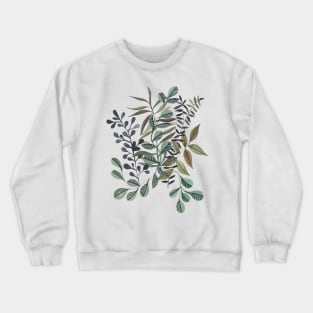 Minty Flora Crewneck Sweatshirt